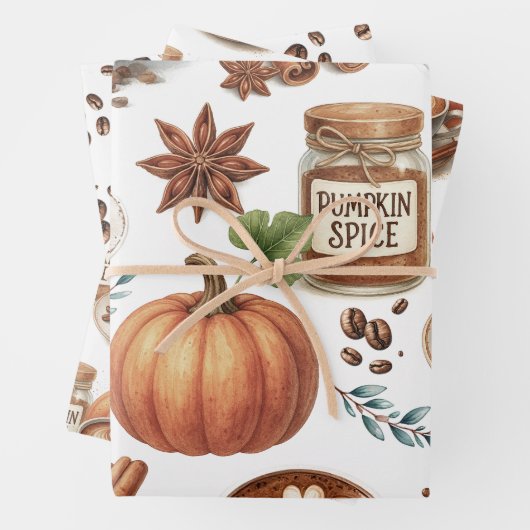 Pompoenkruid Cadeaupapier (In situ)