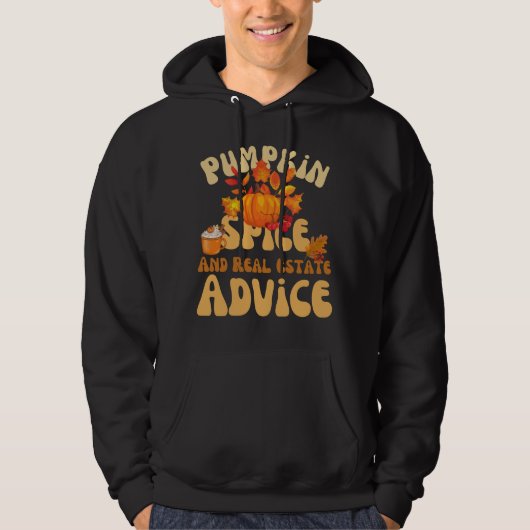 Pompoenkruid en advies over onroerend goed hoodie (Voorkant)