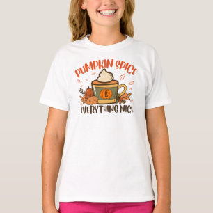 Pompoenkruid en alle mooie Herfst Halloween T T-shirt