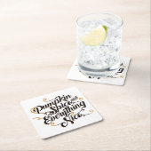 Pompoenkruid en alles aardig kartonnen onderzetters (Insitu)