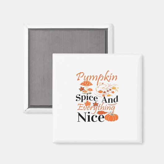 Pompoenkruid en alles lekker Schattige & grappig M Magneet (Voorkant / Achterkant)