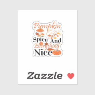 Pompoenkruid en alles lekker Schattige & grappig M Sticker