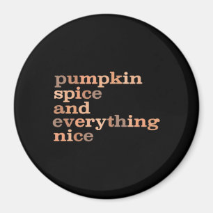 Pompoenkruid en alles leuk grappig herfst magneet