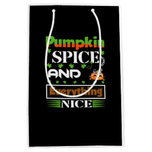 Pompoenkruid en alles leuk grappig herfst medium cadeauzakje