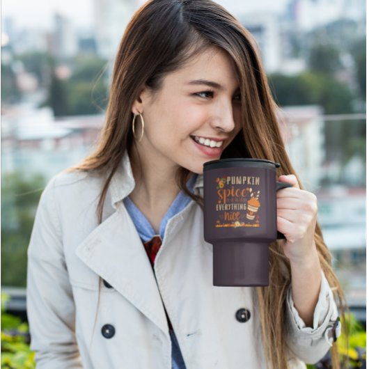 Pompoenkruid en alles leuk - Herfst Design Reisbeker