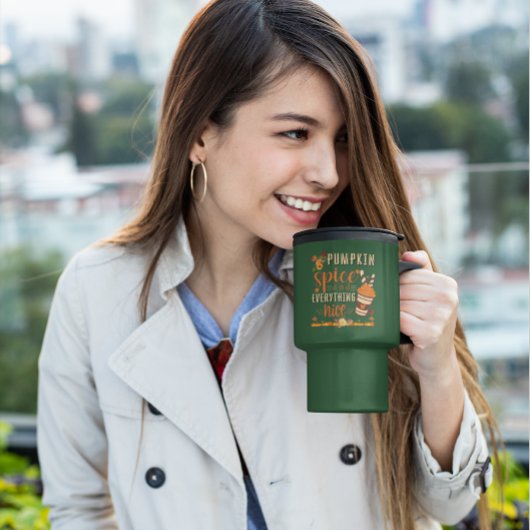 Pompoenkruid en alles leuk - Herfst Design Reisbeker