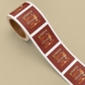 Pompoenkruid en alles leuk - Herfst Design Vierkante Sticker