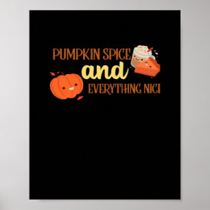 Pompoenkruid en alles mooi design herfst poster