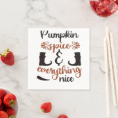 Pompoenkruid en alles mooi - grappige herfst D Servet (Insitu)