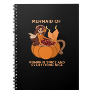 Pompoenkruid en alles mooi (Maroon) Notitieboek
