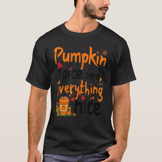 Pompoenkruid en alles wat een mooie halloween Herf T-shirt (Voorkant)