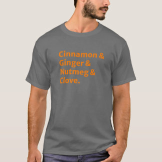 Pompoenkruid en alles wat leuk is, hagel en vet t-shirt