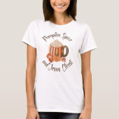 Pompoenkruid en Jesus Christ Christelijk T-shirt (Voorkant)