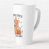 Pompoenkruid en Jezus Christus Latte Mok (Rechterhoek)