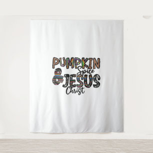 Pompoenkruid en Jezus Christus Wandkleed