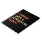 Pompoenkruid en reproductieve rechten I Notitieboek (Linkerzijde)