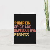 Pompoenkruid en reproductieve rechten kaart (Voorkant)