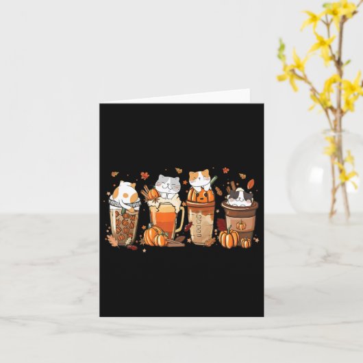 Pompoenkruid, latte kostuum voor katten, luifel kaart (Gele Bloem)