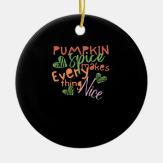Pompoenkruid maakt alles mooi en essentieel keramisch ornament