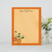 Pompoenkruid - ongevoerde papieren vellen (Staand voorkant)