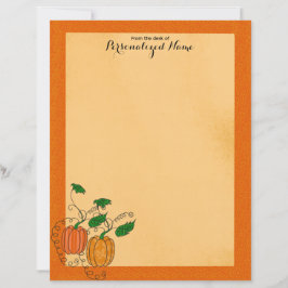 Pompoenkruid - ongevoerde papieren vellen