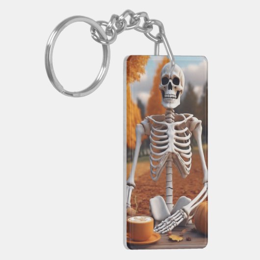 Pompoenkruid Sleutelhanger (Voorkant Links)