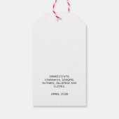 Pompoenkruidenmix pantry label cadeaulabel (Achterkant)