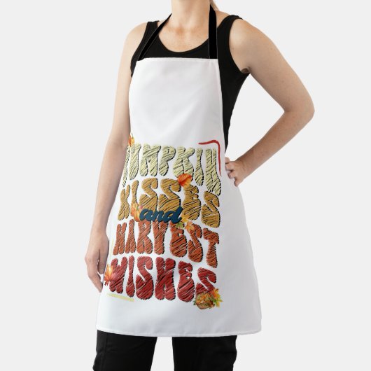 Pompoenkusjes Oogstwensen, Herfstvibes Schort (Insitu)