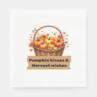 Pompoenkussen & Oogstwensen Herfst Design Oversi Servet