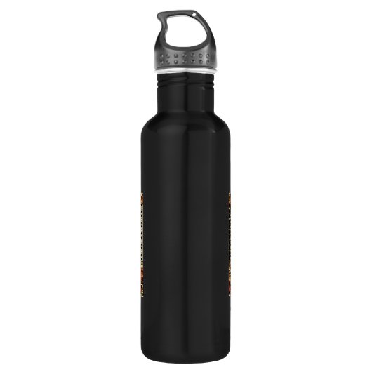 Pompoenlabel Antiek vlindermerk Waterfles (Achterkant)