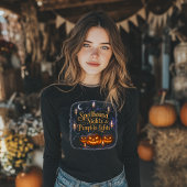 Pompoenlampen Halloween Tri-Blend Shirt