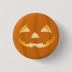 Pompoenlantaarn Halloween Spel Knop Badge Ronde Button 3,2 Cm