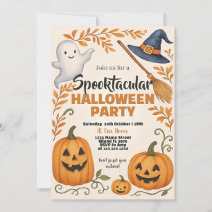 Pompoenlantaarns & Spooky Night Kaart