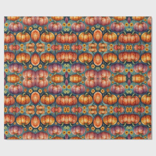 Pompoenliefhebbers Cadeaupapier (Vlak)