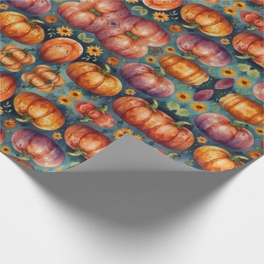 Pompoenliefhebbers Cadeaupapier (Hoek)