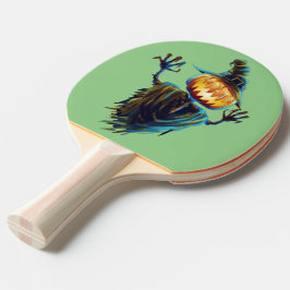 Pompoenmacht: Halloween Ping Pong Paddle Tafeltennisbatje
