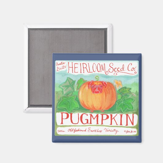 Pompoenmagneet Magneet (Voorkant / Achterkant)