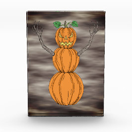 Pompoenman Halloween Kunst Fotoblokken