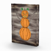 Pompoenman Halloween Kunst Fotoblokken (Rechts)