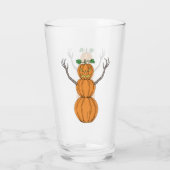 Pompoenman Halloween Kunst Glas (Achterkant)