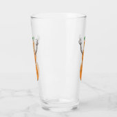 Pompoenman Halloween Kunst Glas (Links)
