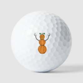 Pompoenman Halloween Kunst Golfballen