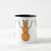 Pompoenman Halloween Kunst Mok (Midden)