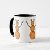 Pompoenman Halloween Kunst Mok (Voorkant links)