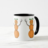 Pompoenman Halloween Kunst Mok (Voorkant rechts)