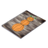 Pompoenman Halloween Kunst Notitieboek (Linkerzijde)