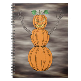 Pompoenman Halloween Kunst Notitieboek