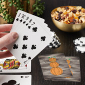 Pompoenman Halloween Kunst Pokerkaarten (Insitu)