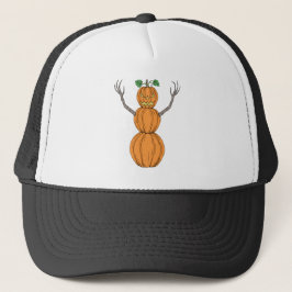 Pompoenman Halloween Kunst Trucker Pet