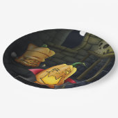 Pompoenmonsters Halloween/Birthday Paper Bord (Gekanteld)